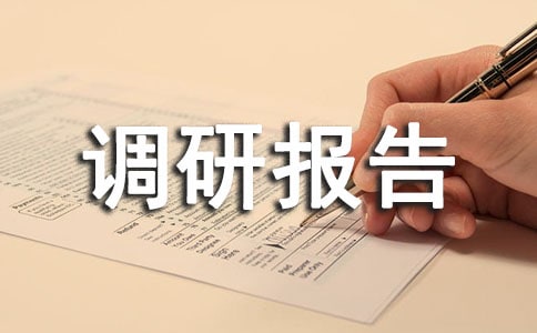 環境調研報告怎么寫