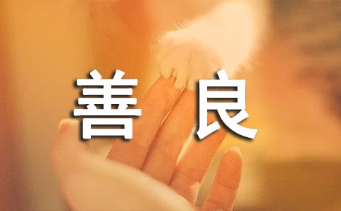 一個善良的人作文