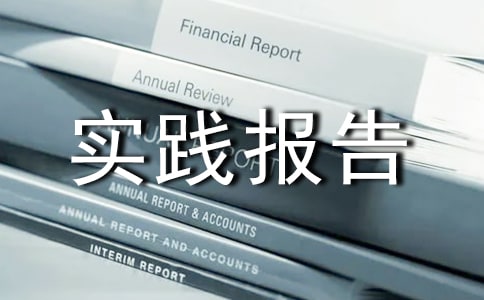 社會實踐報告標(biāo)準(zhǔn)格式