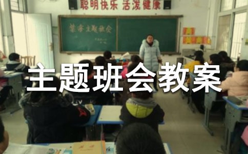 法制與安全主題班會教案