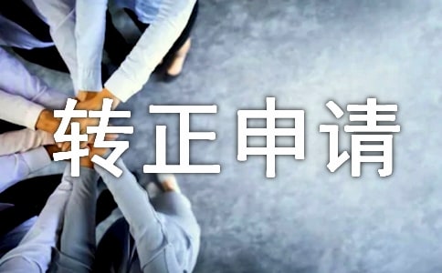 試用期轉正申請表